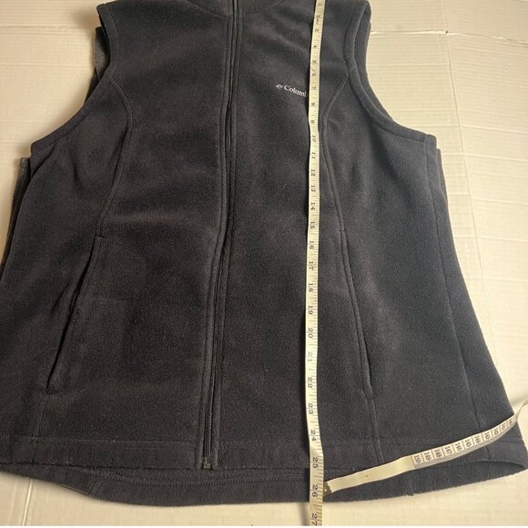 Columbia Womens Fleece Vest Bundle Black & Gray XL Full-Zip Lightweight Layering - Picture 9 of 10